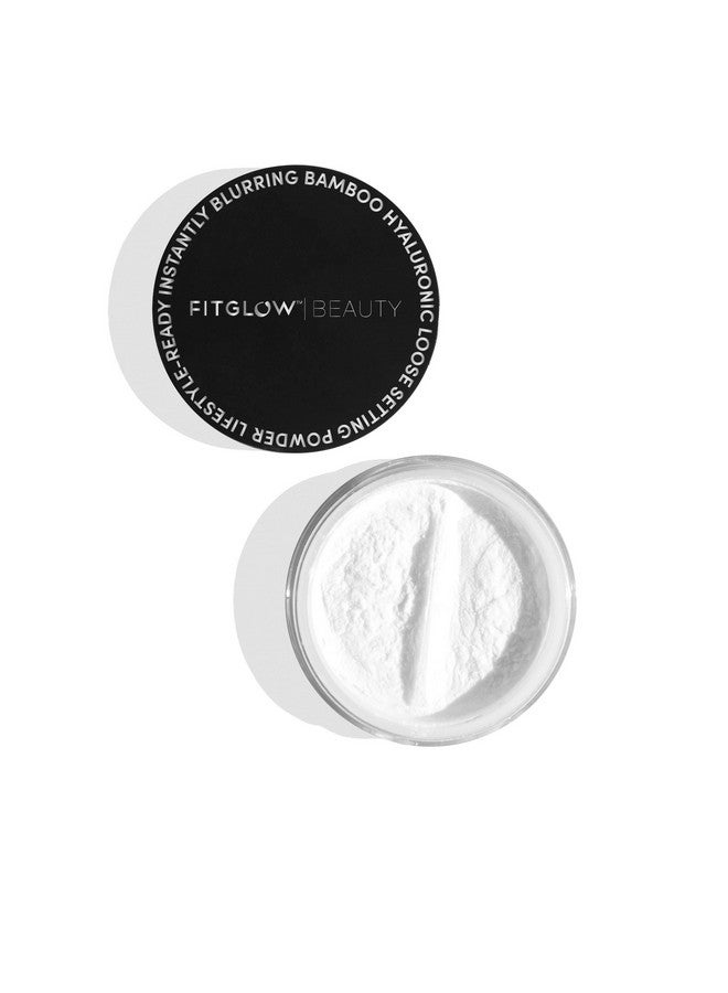 Fitglow Beauty - Translucent Bamboo Hyaluronic Loose Setting Powder | Vegan, Woman-Owned Clean Beauty (0.3 oz | 9 g) - Image 2