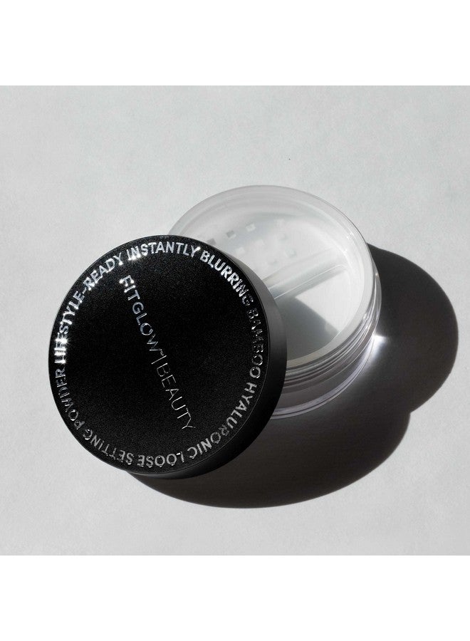Fitglow Beauty - Translucent Bamboo Hyaluronic Loose Setting Powder | Vegan, Woman-Owned Clean Beauty (0.3 oz | 9 g) - Image 4