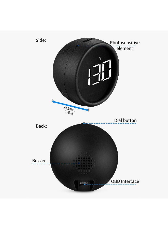 Car New OBDII Speedometer HUD Head-up Display B1 Multi-Functions Car Diagnostic Detector Speedometer Safe Driving