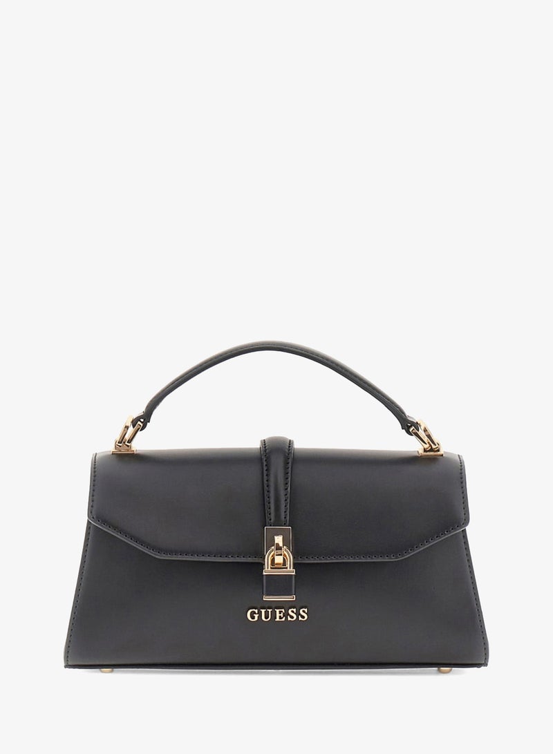 GUESS Queensland Top Handle Flap Shoulder Bag - Image 1