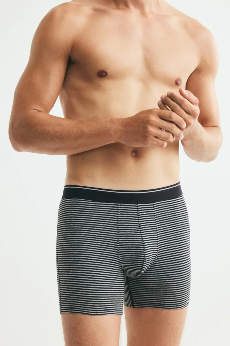 3-pack mid trunks with Lycra®