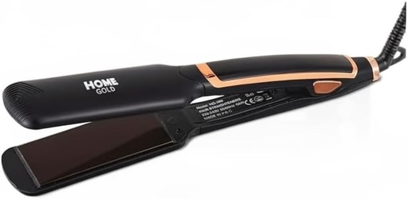 Ceramic Hair Straightener Flat Iron Fast Heating Up to 800°F with 360° Swivel Cord for Curly and Straight Hair Styling HG-380