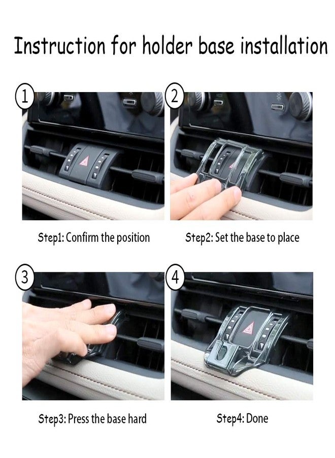 musttrue Car Phone Holder for Toyota RAV4 2019-2025,Hybrid XSE Limited,Prime XSE 2021-2025 Auto Accessories Navigation Bracket Interior Mobile Cell Phone Mount（Not Fit RAV4 LE,XLE,Prime SE） - Image 4