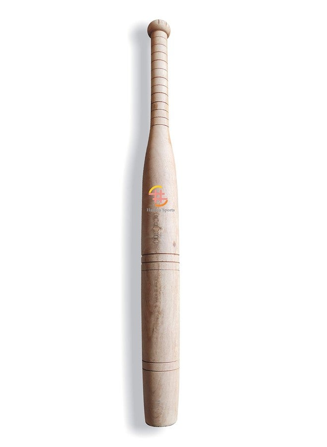 Hashco Imported Sheesham Wooden Without Polished Home Clubs/Mugdar/Meel/Clubbell/Karla Katai for Exercise (2KG Pack of 2) for Fitness - Image 2