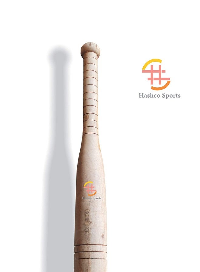 Hashco Imported Sheesham Wooden Without Polished Home Clubs/Mugdar/Meel/Clubbell/Karla Katai for Exercise (2KG Pack of 2) for Fitness - Image 3