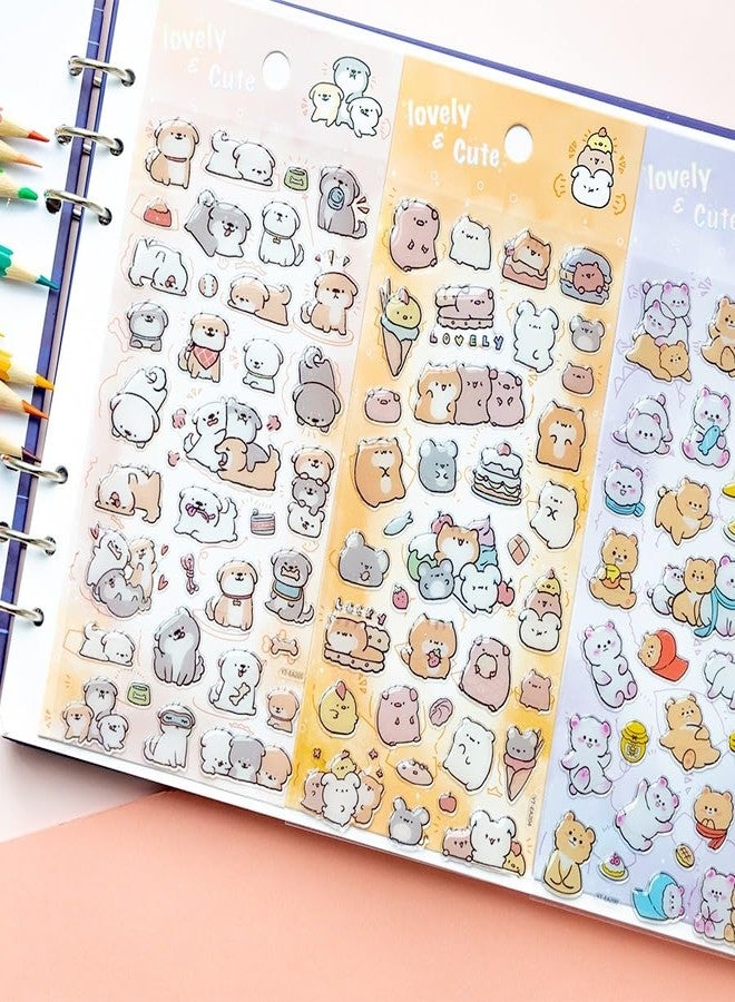 DEOXY Pack of 4 Stickers Set?Puffy for Kids, 3D for Girls, Aesthetic Sticker, Cute Stickers, Foam for Kids, Craft Stickers, Self Adhesive (DX-008) - Image 5