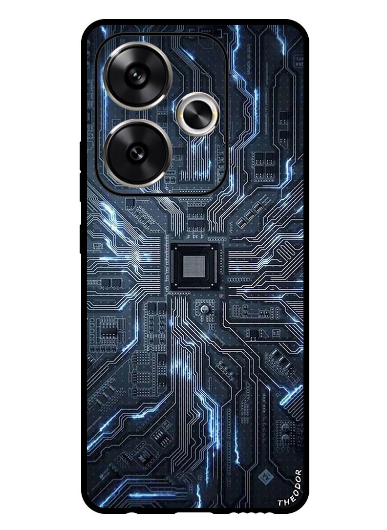 Theodor - Protective Case Anti Scratch Shock Proof Bumper Cover For Xiaomi Redmi Turbo 3 Hardware Circuit - Image 1