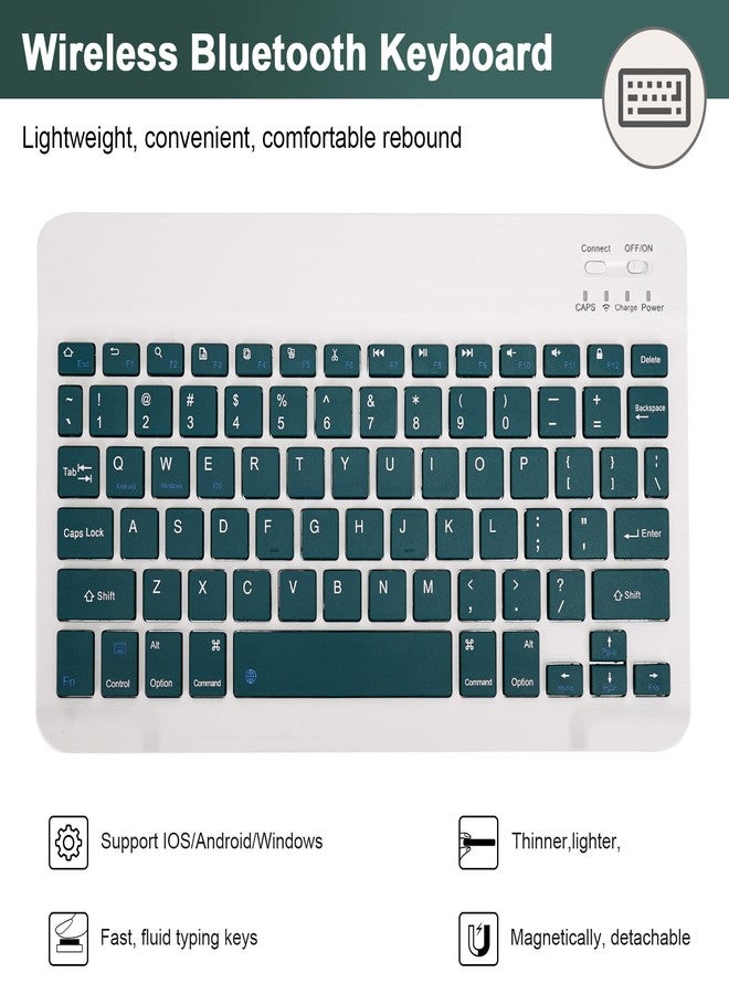 لاما حافظة لوحة مفاتيح LAMA مع ماوس لجهاز iPad Air مقاس 11 بوصة (الجيل السابع 2025/السادس 2024) وجهاز iPad Air مقاس 10.9 بوصة (الجيل الرابع/الخامس)، غطاء لوحة مفاتيح قابل للطي مع حامل قلم لجهاز iPad Pro مقاس 11 بوصة (الجيل الرابع/الثالث/الثاني/الأول)، DGN - Image 5
