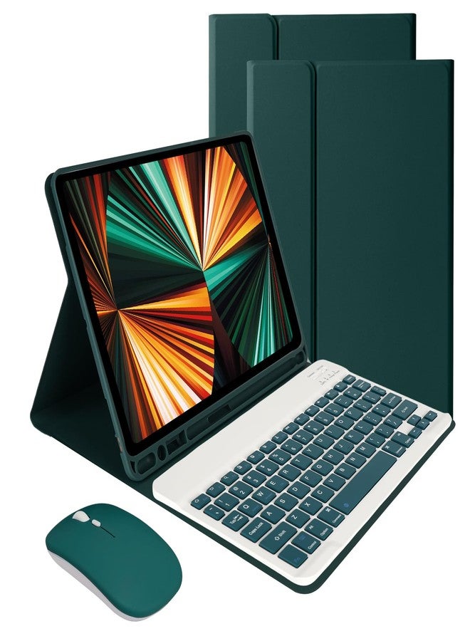 لاما حافظة لوحة مفاتيح LAMA مع ماوس لجهاز iPad Air مقاس 11 بوصة (الجيل السابع 2025/السادس 2024) وجهاز iPad Air مقاس 10.9 بوصة (الجيل الرابع/الخامس)، غطاء لوحة مفاتيح قابل للطي مع حامل قلم لجهاز iPad Pro مقاس 11 بوصة (الجيل الرابع/الثالث/الثاني/الأول)، DGN - Image 1