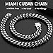 ChainsHouse Stainless Steel Mens Cuban Link Chain Miami Cuban Chain Necklace for Men 12mm Wide Hip Hop Mens Jewelry 18 - Image 2