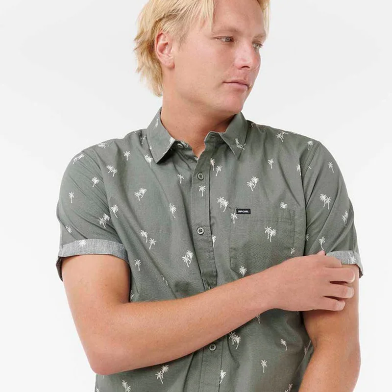 ريب كورل Paradise Palms Short Sleeve Shirt - Men