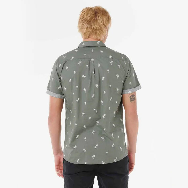 ريب كورل Paradise Palms Short Sleeve Shirt - Men