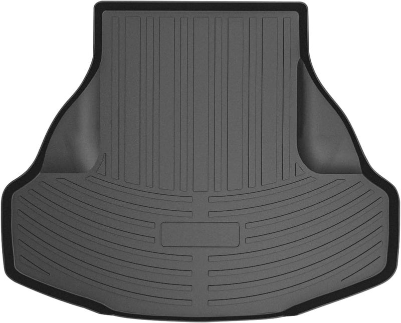 Mixsuper Cargo Liners Compatible with 2013-2017 Honda Accord All Weather Trunk Mats TPO Durable Odorless Rear Cargo Trunk Floor Mat Black - Image 1