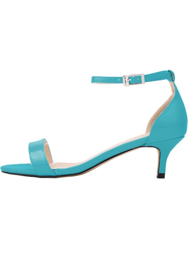 Loquat Versatile candy-colored suede 6cm turquoise  - Image 1