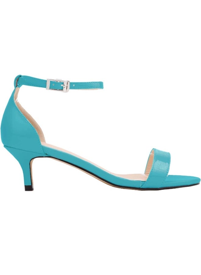 Loquat Versatile candy-colored suede 6cm turquoise  - Image 2