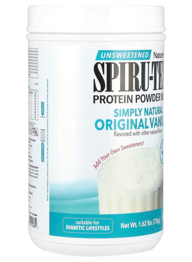 NaturesPlus Spiru-Tein® Protein Powder Meal Unsweetened Vanilla 1.62 lbs (736 g) - Image 2