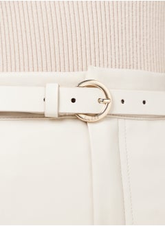 GUESS Logo Detailed Allocated Hole  Belts  - Image 5