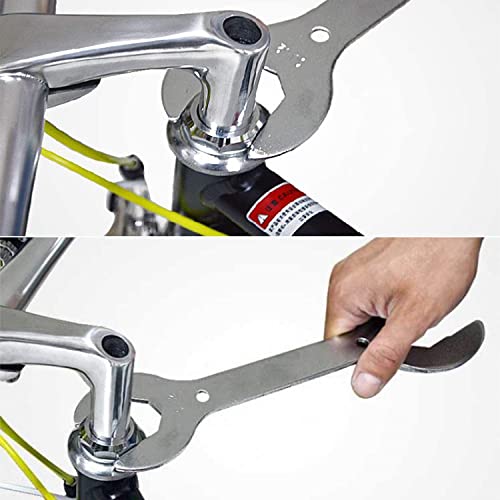 Top-spring 4 in 1 Bike Headset Wrench Spanner, 30 32 36 40mm Bicycle Wrench Spanner, Disassembly Center Axle Tool, Multi Tool for Bicycle Repair Wheel Hubs Pedal - Image 2