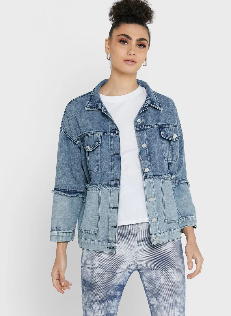 Ginger Cut And Sew Denim Jacket