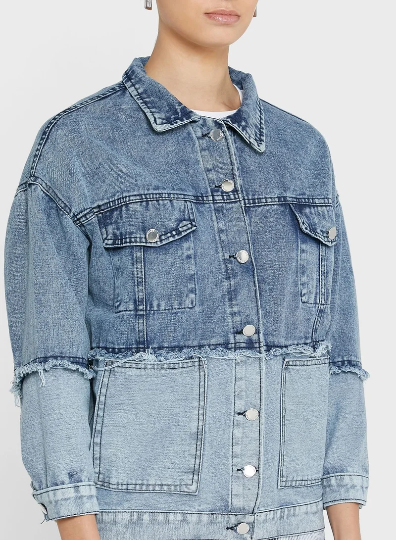 Ginger Cut And Sew Denim Jacket