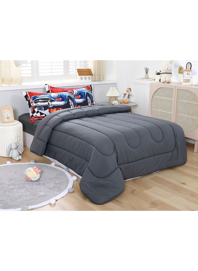 Stargold Extra Soft Best Comforter King Size Microfiber Printed 4 Pieces Set - Image 2