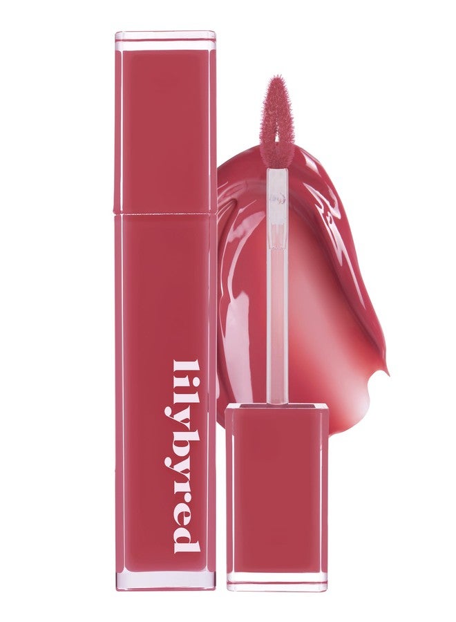 lilybyred تلوين لليباي ريد بلودي لاير | صبغة شفاه كورية لامعة، لون زاهي وعصيري، لمعان شراب، مرطب، يدوم طويلاً ومقاوم للتلطخ، غير لزج، خفيف الوزن، 0.14 أونصة (20 شيء كرز) - Image 1