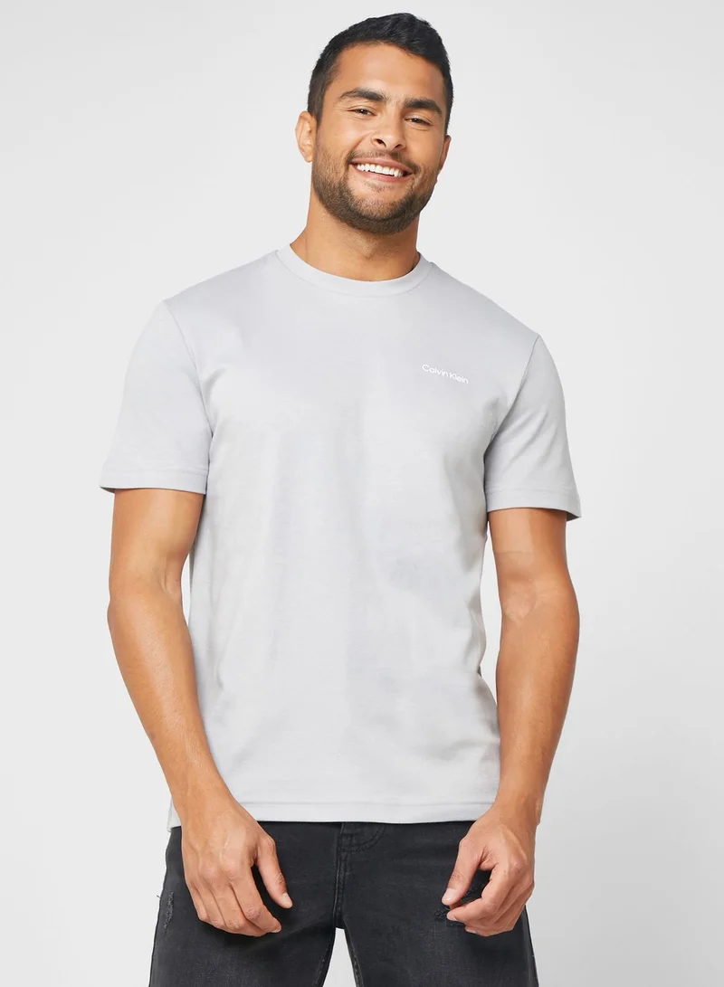 CALVIN KLEIN Logo Crew Neck T-Shirt