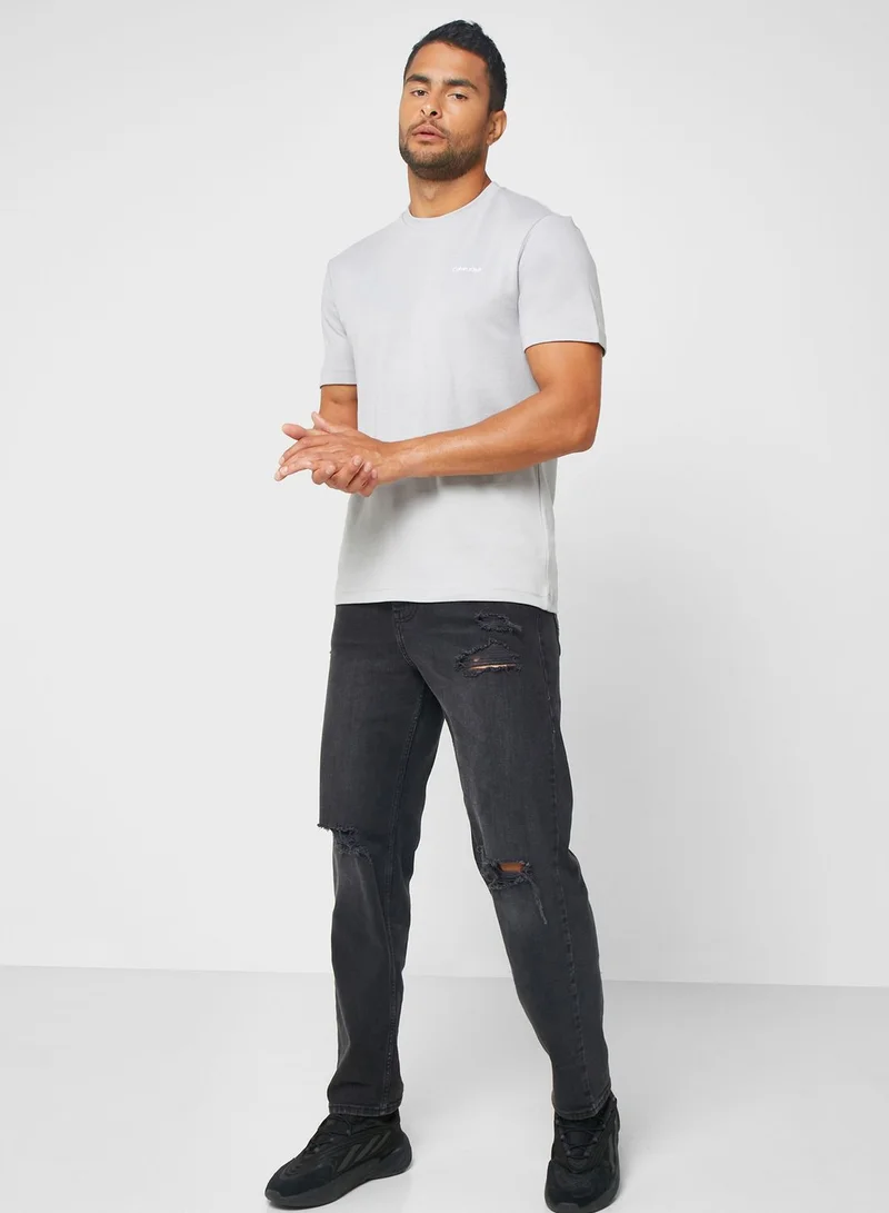 CALVIN KLEIN Logo Crew Neck T-Shirt