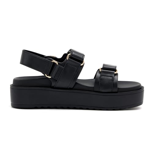 vodvob Womens Platform Sandals with Adjustable Straps Soft Cushioned Footbed 1.6" Heel height Summer Slides for Office/Beach/Daily Outfits - Image 2