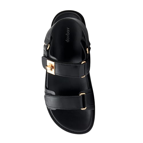 vodvob Womens Platform Sandals with Adjustable Straps Soft Cushioned Footbed 1.6" Heel height Summer Slides for Office/Beach/Daily Outfits - Image 5