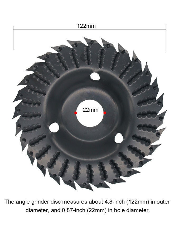 NIBEMINENT 2-Piece Angle Grinder Disc Set Black - Image 3