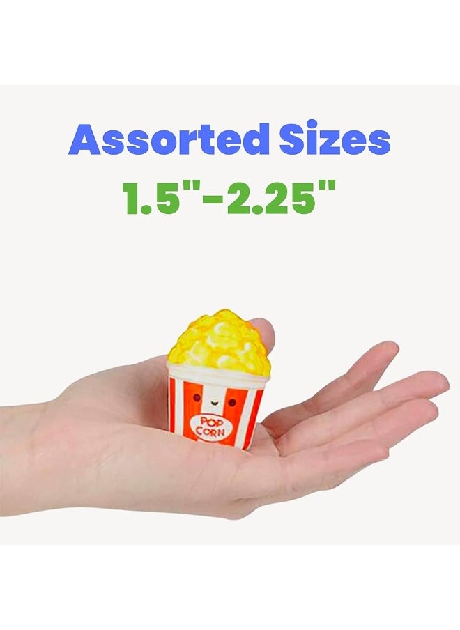 4E's Novelty 24 Pack Fast Food Squishy Toys for Kids Bulk - Slow Rising (Individually Wrapped) Small Foam Squishies 1.5-2.25" - Sensory Fidget Toys Prizes for Classroom Birthday Party Favors by 4E's Novelty  - Image 5
