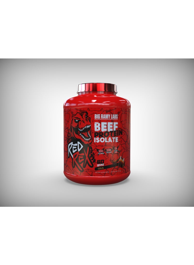 BIG RAMY LABS - REDREX - 100% Beef Protein Isolate - Cola Flavor - 4lb - 60 serving - Image 1