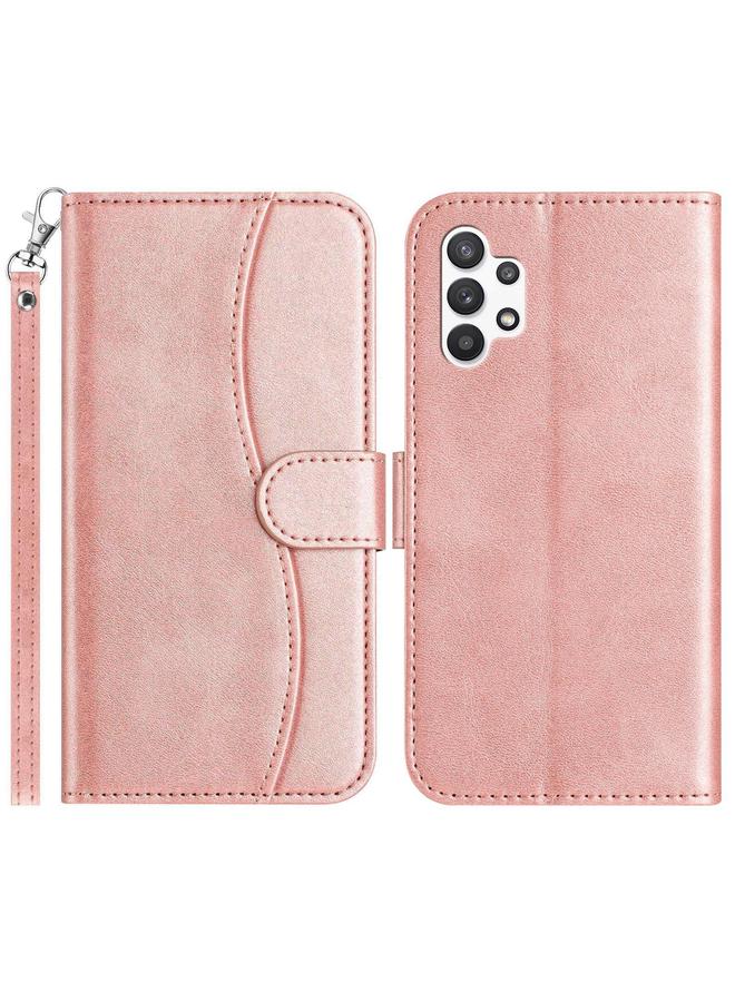 اس-توب جراب لهاتف Samsung Galaxy A13 4G، جراب جلدي مزدوج الطي على شكل حرف S - Image 1