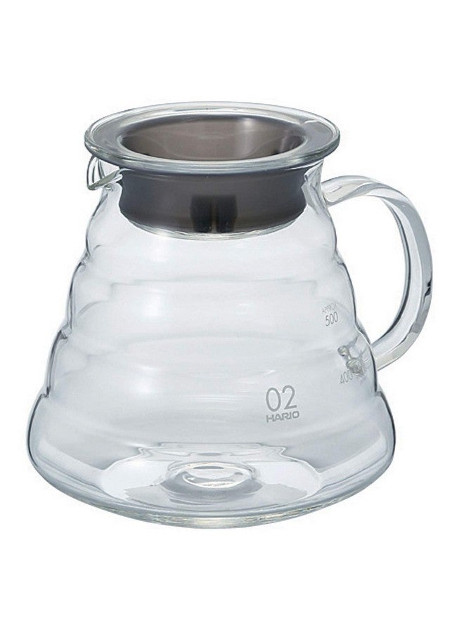 هاريو XGS-60TB طقم تقديم قهوة زجاجي - 600 مل، قطعة واحدة، أبيض - Image 1