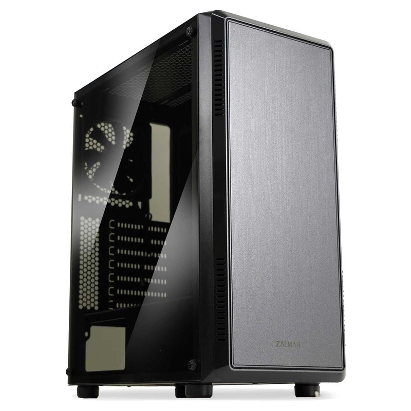Zalman S4 ATX Mid Tower Gaming PC Case2 Two x 120mm Pre Installed Fans Acrylic Tinted Side Panel - Image 2