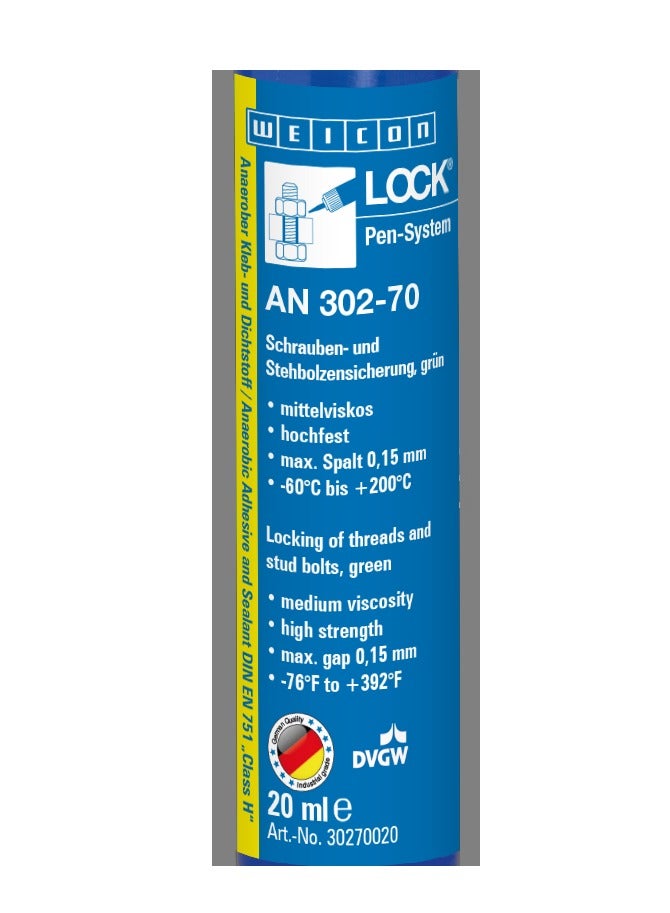 WEICONLOCK® AN 302-70 | 20 ml | Locking of Threads and Stud Bolts | High-Strength Thread Adhesive - Image 2