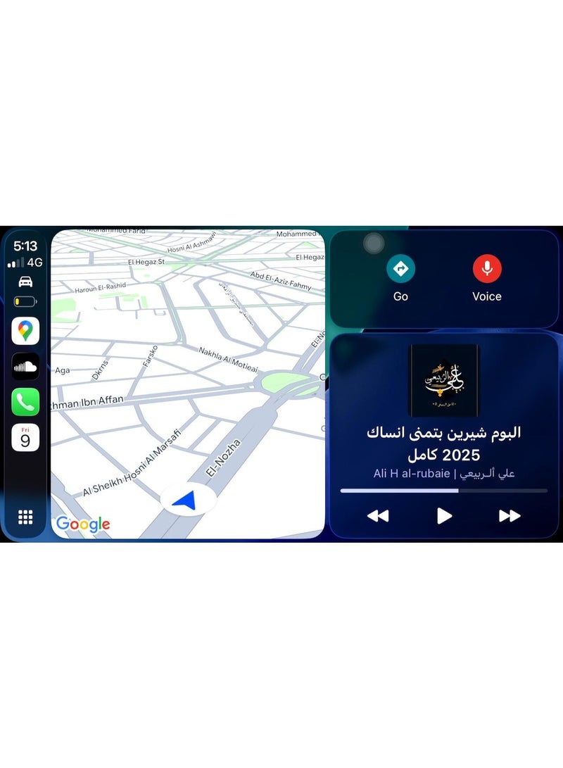وينكا سى جى اس | شاشة سيارة 9 بوصة | S180 |  ذاكرة وصول عشوائي 2 جيجابايت وذاكرة تخزين داخلية 32 جيجابايت |  دعم لاسلكي لـ CarPlay وAndroid Auto | شاشة عالية الدقة | نظام صوت DSP - Image 3