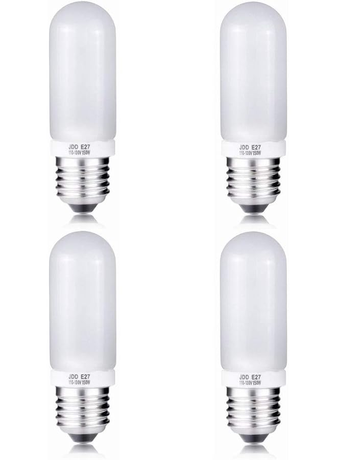 erorex Jdd E27 220 240V 150W Studio Photography Flash Bulb Modeling Led Strobe Lamp 4 Pieces  - Image 1
