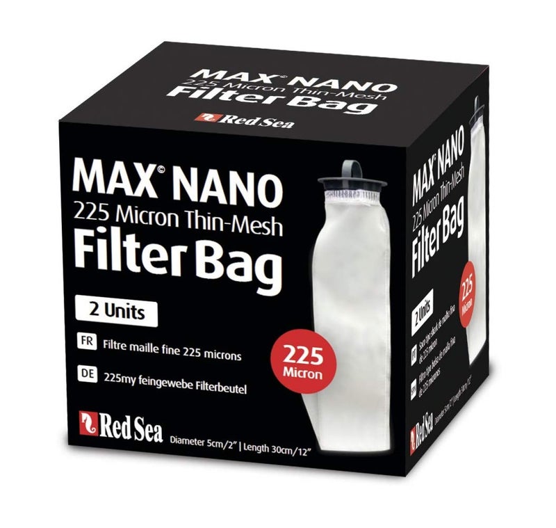 Red Sea Max Nano Replacement 225 Micron Thin-Mesh Filter Bag, 2 Pack (730773405800) - Image 1