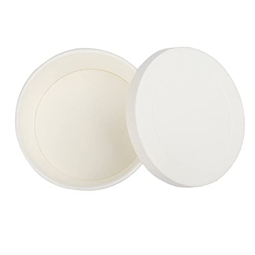 SANWALSA [300 ml, 15 Count, White Disposable Bagasse Paper Container with Lid | Eco-Friendly Bowl/Tub for Picnic, Travel, Food Truck | Ideal for Both Hot & Cold Food - Image 2