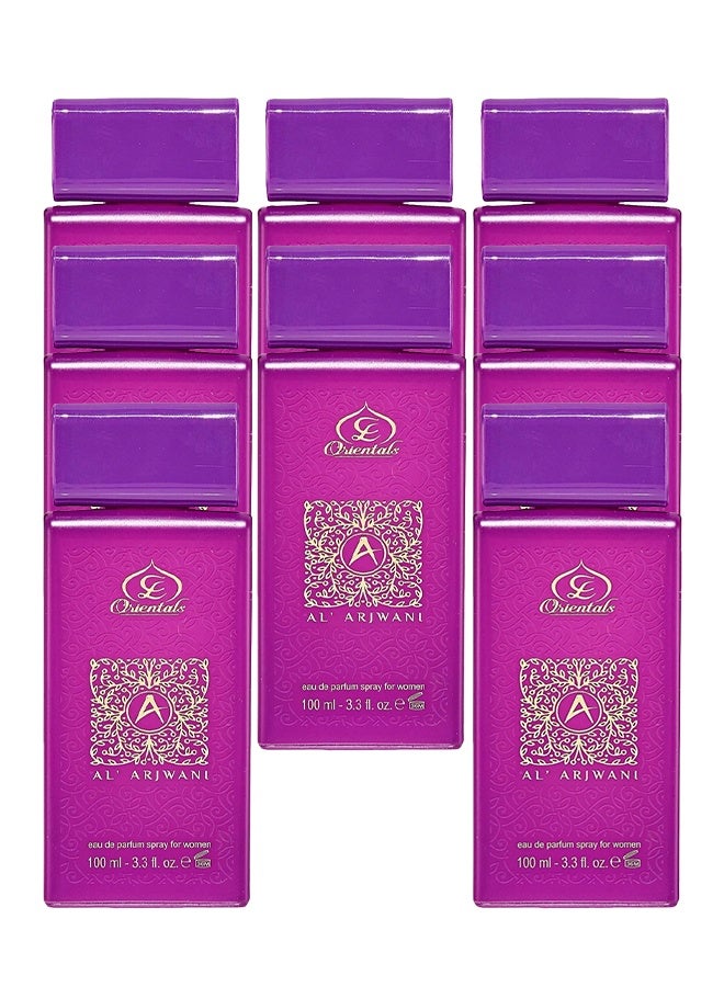Oriental 8 Pieces Al Arjwani Perfume For Women 100ml EDP - Image 1