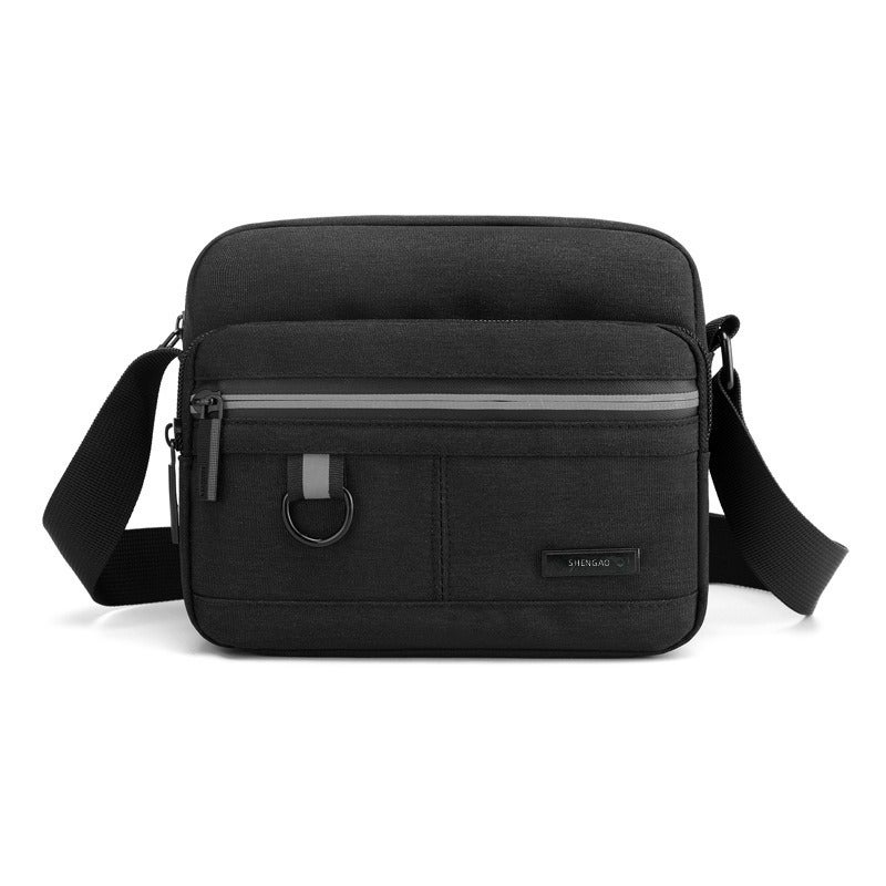 Men's Business Oxford Cloth Shoulder Bag - Simple Casual Large Capacity Crossbody Briefcase