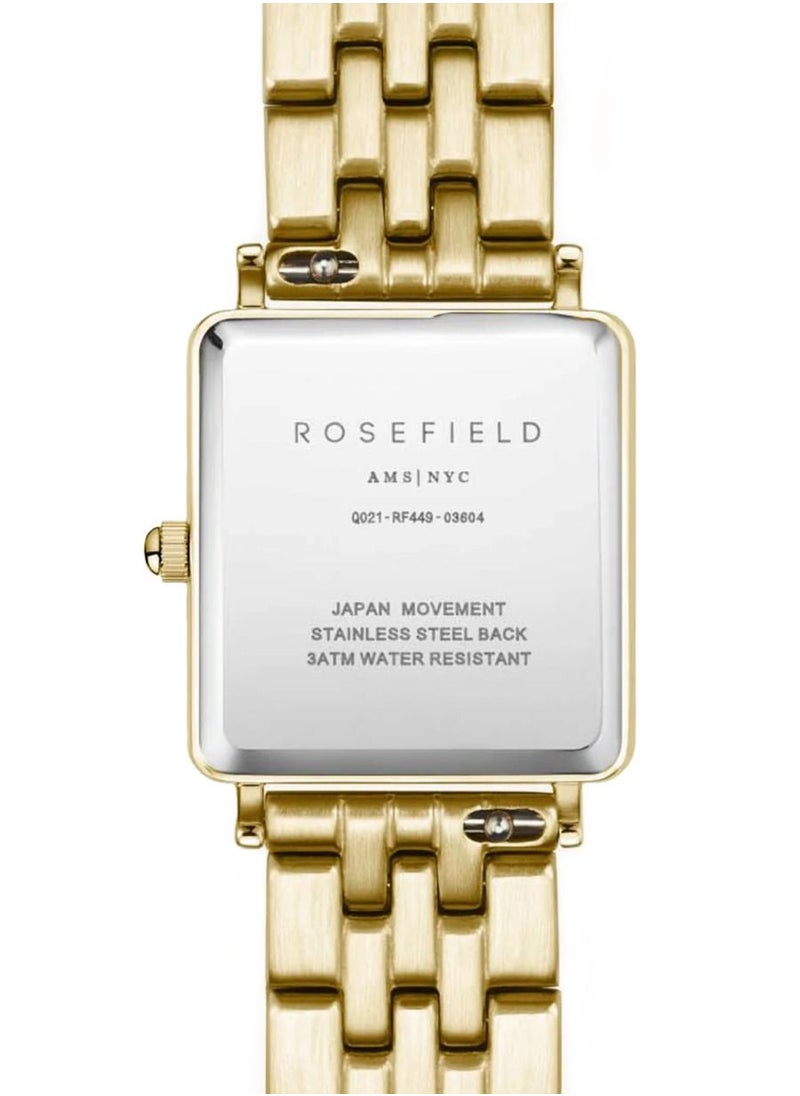 RoseField Rosefield Boxy XS Stainless Steel Gold Ladies Watch QCGSG-Q048  - Image 3