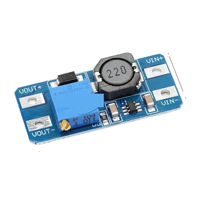 MT3608 DC DC Boost Converter Module 2A Adjustable Step Up 2V 24V To 5V 9V 12V 28V 1PCS - Image 1