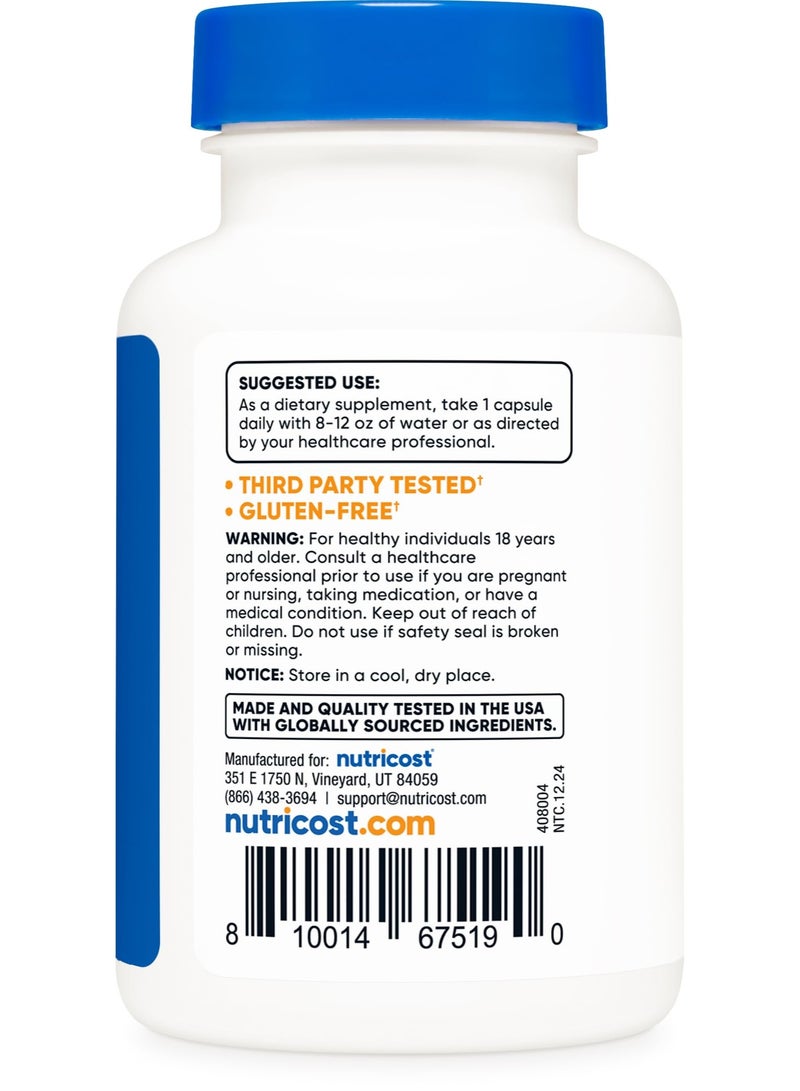 Nutricost CoQ10 Coenzyme Q10 100mg – Antioxidant Energy & Heart Support Supplement | Cellular Energy & Daily Wellness | 120 Capsules - Image 4
