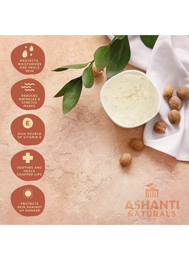 Ashanti Naturals - Ashanti Naturals Scented Whipped Shea Butter | Unrefined Shea Butter from Ghana, Coconut and Almond Oil | Creamy, Moisturizing, Soothing (Midnight Amber Souffle, 8 oz) - Image 1