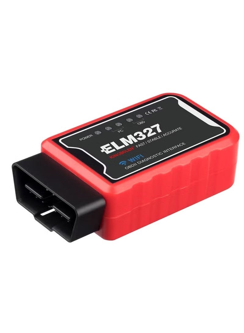 كينج بولين محول ماسح ضوئي لاسلكي للسيارة ELM327 OBD2 - ماسح ضوئي للسيارة متوافق مع أنظمة Android وApple، وأدوات تشخيص السيارة - Image 5