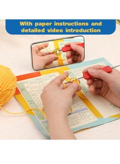 SYOSI Crochet Kit, Crochet Kit for Beginners, Crochet Bouquet Kit, Beginner Crochet Kit for Adults, Crochet Starter Kits with Yarn, Animal Knitting Kit with Detailed Tutorials and Videos  - Image 4