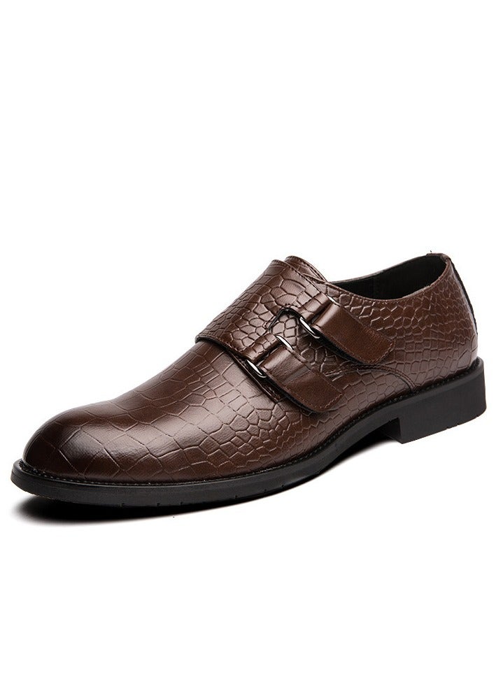 Shougu Versatile Retro Casual Leather Shoes  - Image 1
